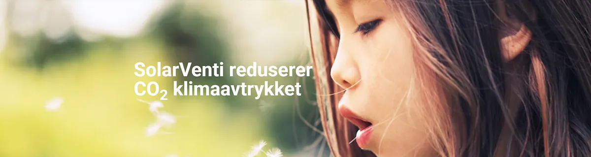 SolarVenti reduserer Klimaavtrykket